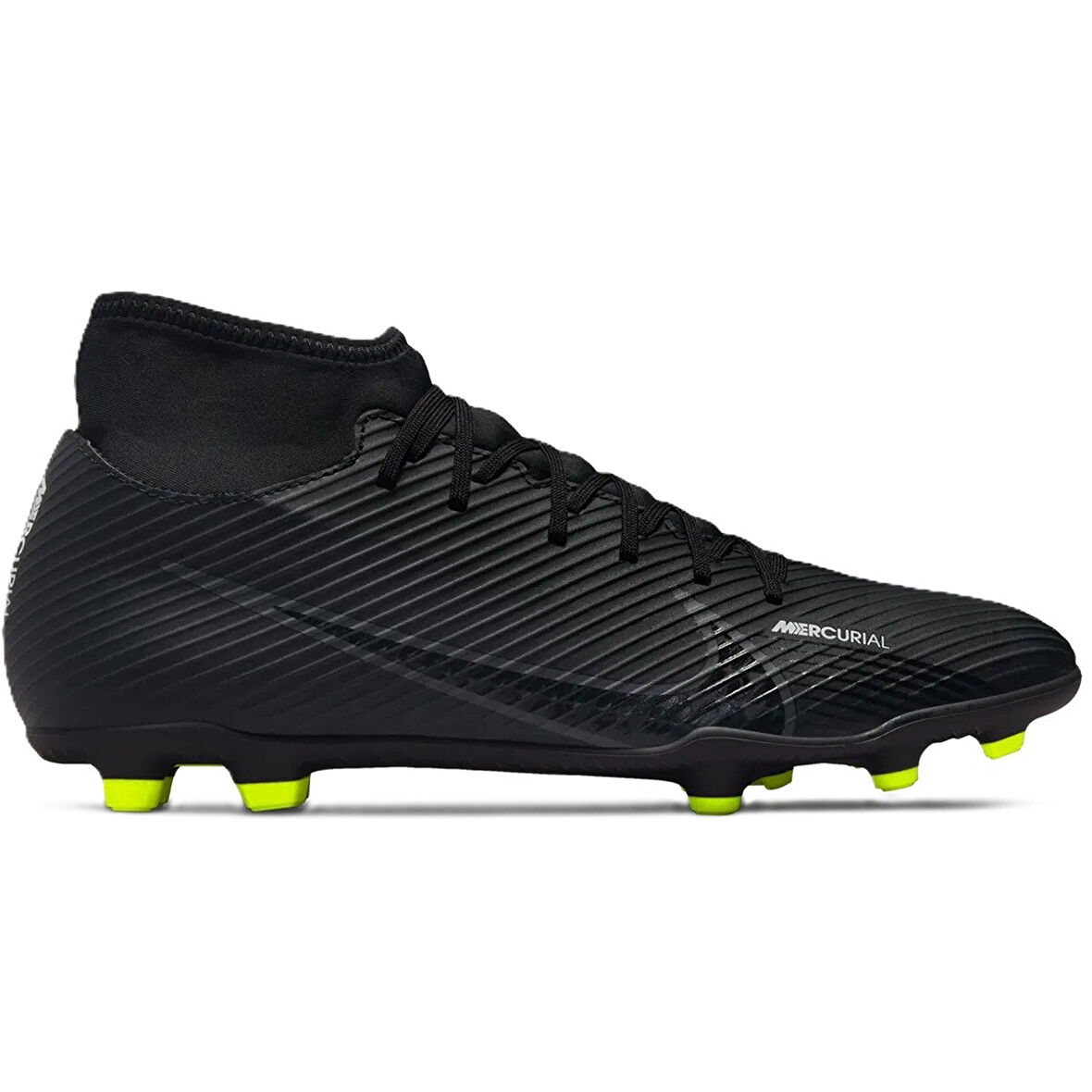 Nike Mercurial Superfly 9 Club FG/MG Football Shoes Black Çoklu Zemin Kramponu Siyah