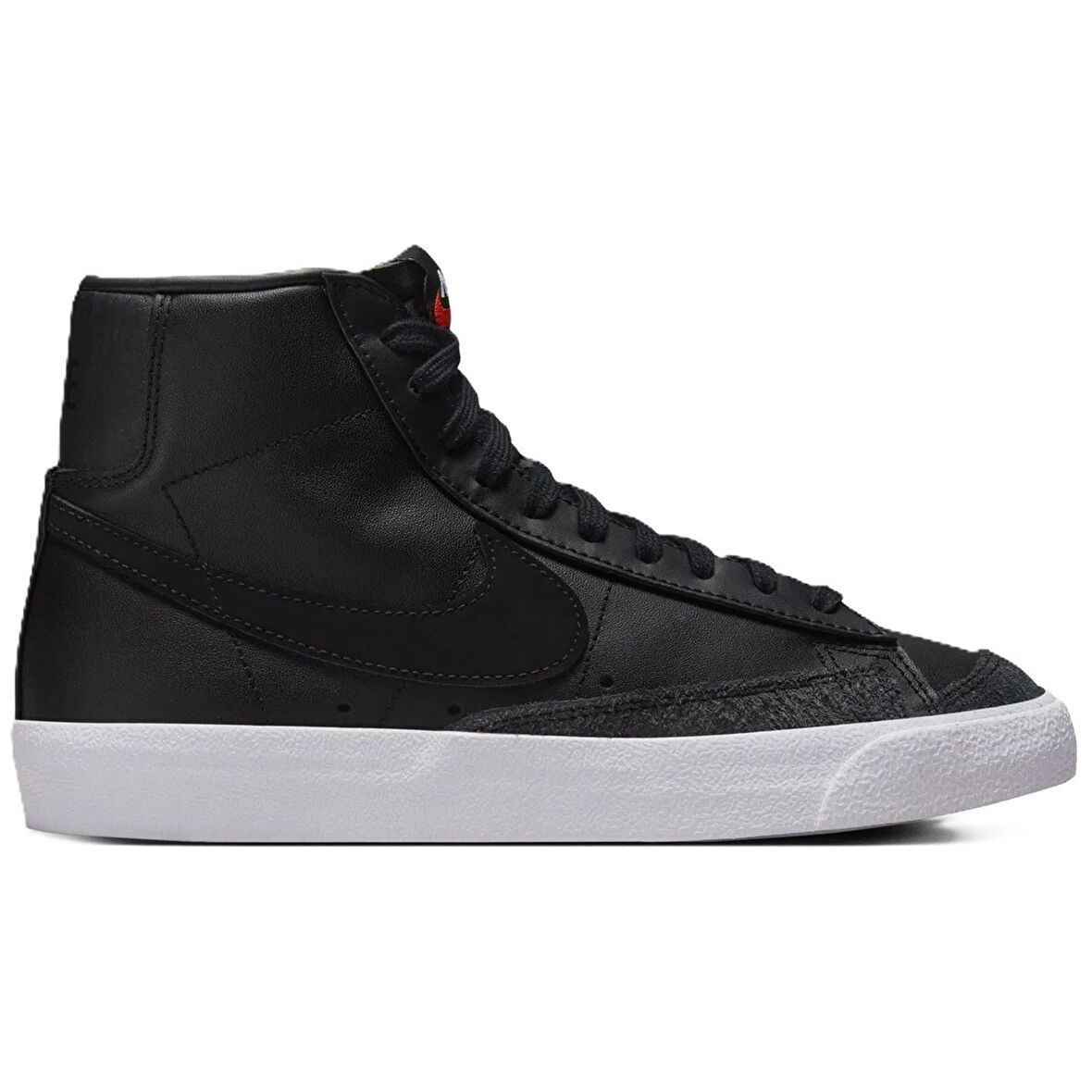 Nike Blazer Mıd 77 Vintage Leather Womens Sneaker Hakiki Deri Kadın Günlük Spor Ayakkabı Siyah