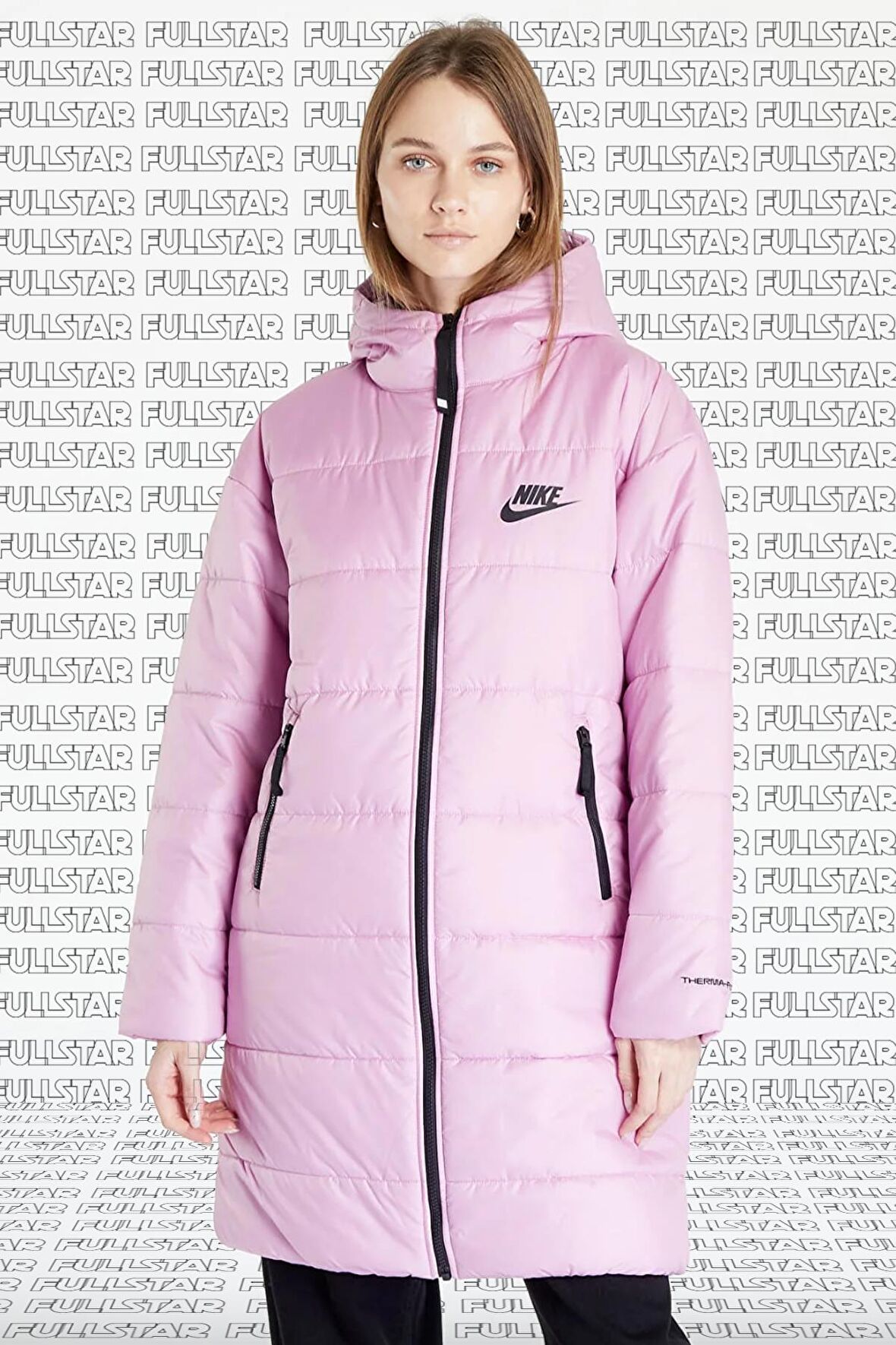 Nike Sportswear Therma Fit Repel Synthetic Fill Parka Kadın Uzun Mont Mor