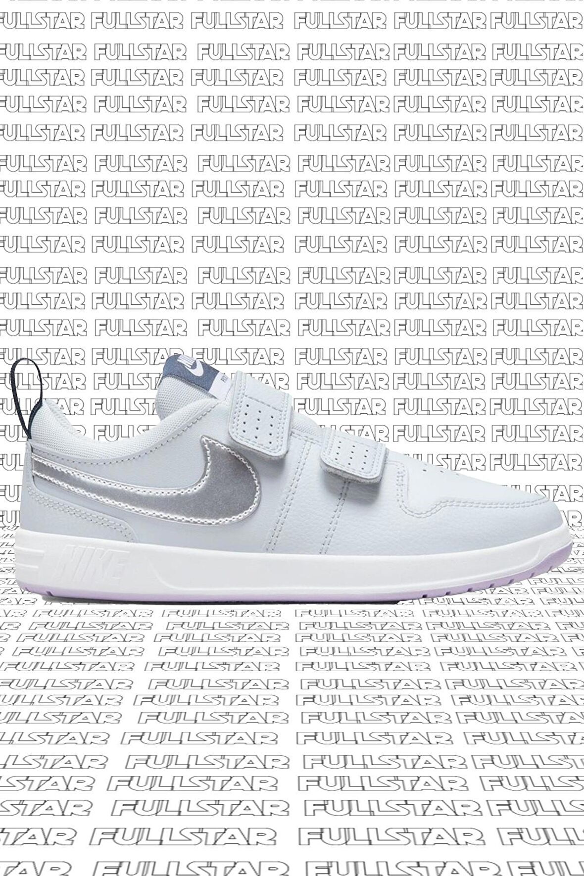 Nike Pico 5 Kids Walk Shoes Leather Bantlı Hakiki Deri Spor Ayakkabı Gri (Dar Kalıp)