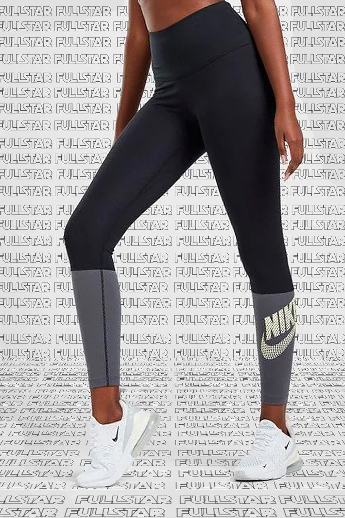 Nike One Training High Rise Leggings Yüksek Belli Toparlayıcı 2Cepli Siyah Tayt