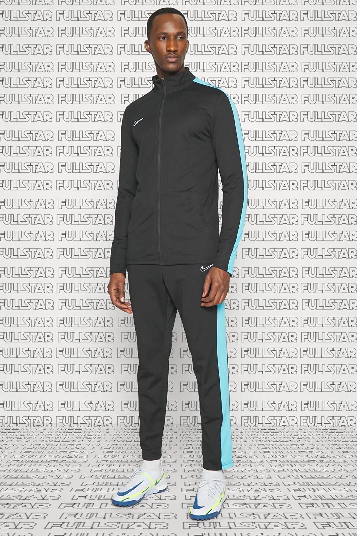 Nike F. C. Academy 23 Track Suit Navy Lacivert Erkek Eşofman Takımı Fermuarlı Cepler