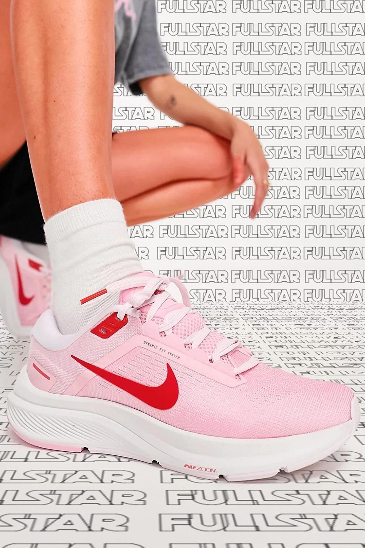 Nike W Air Zoom Structure 24 Running Shoes Yürüyüş Koşu Ayakkabısı Pembe