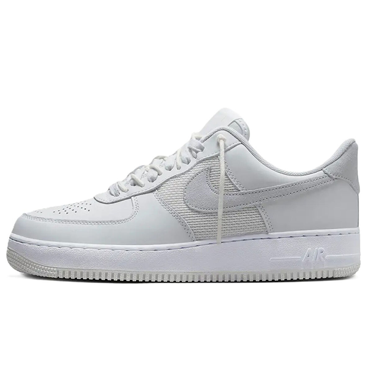 Nike Air Force 1 Low SP AF1 Unisex Leather Sneaker Hakiki Deri Unisex Günlük Spor Ayakkabı Beyaz