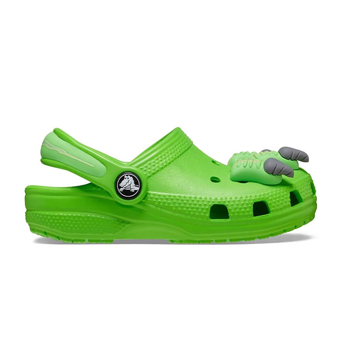 Crocs Classic I AM Dinosaur Clog T Çocuk Sandalet 209700-3WA Yeşil