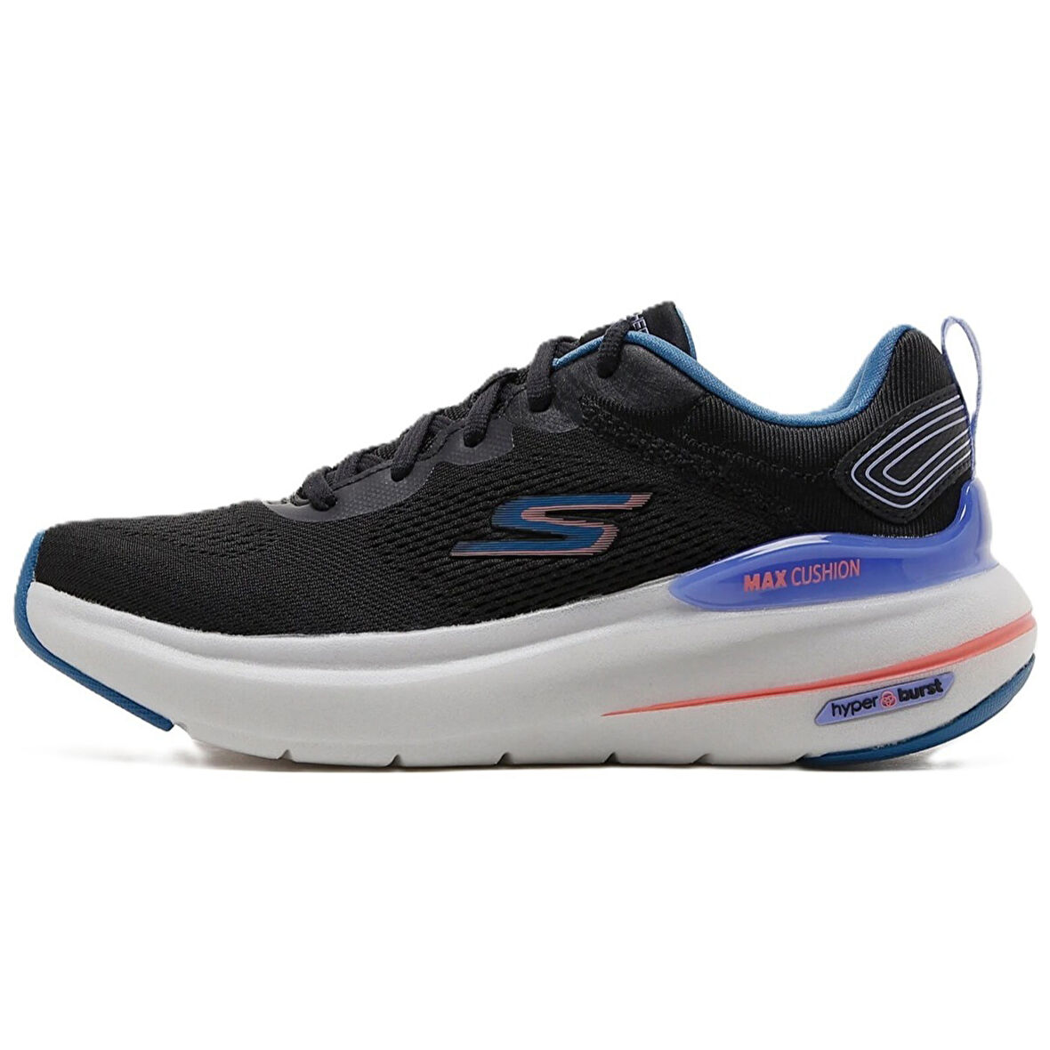 Skechers Max Cushioning Hyper Burst Womens Running Shoes Kadın Yürüyüş Koşu Ayakkabısı Siyah