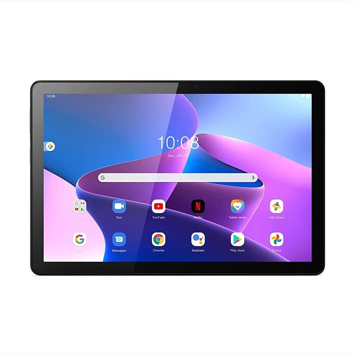 Lenovo Tab M10 HD Tablet 3.Nesil, 10.1'' WUXGA, Unisoc T610, 1.8 GHz, 3GB RAM, 32GB, Fırtına Gri, ZAAE0015TR