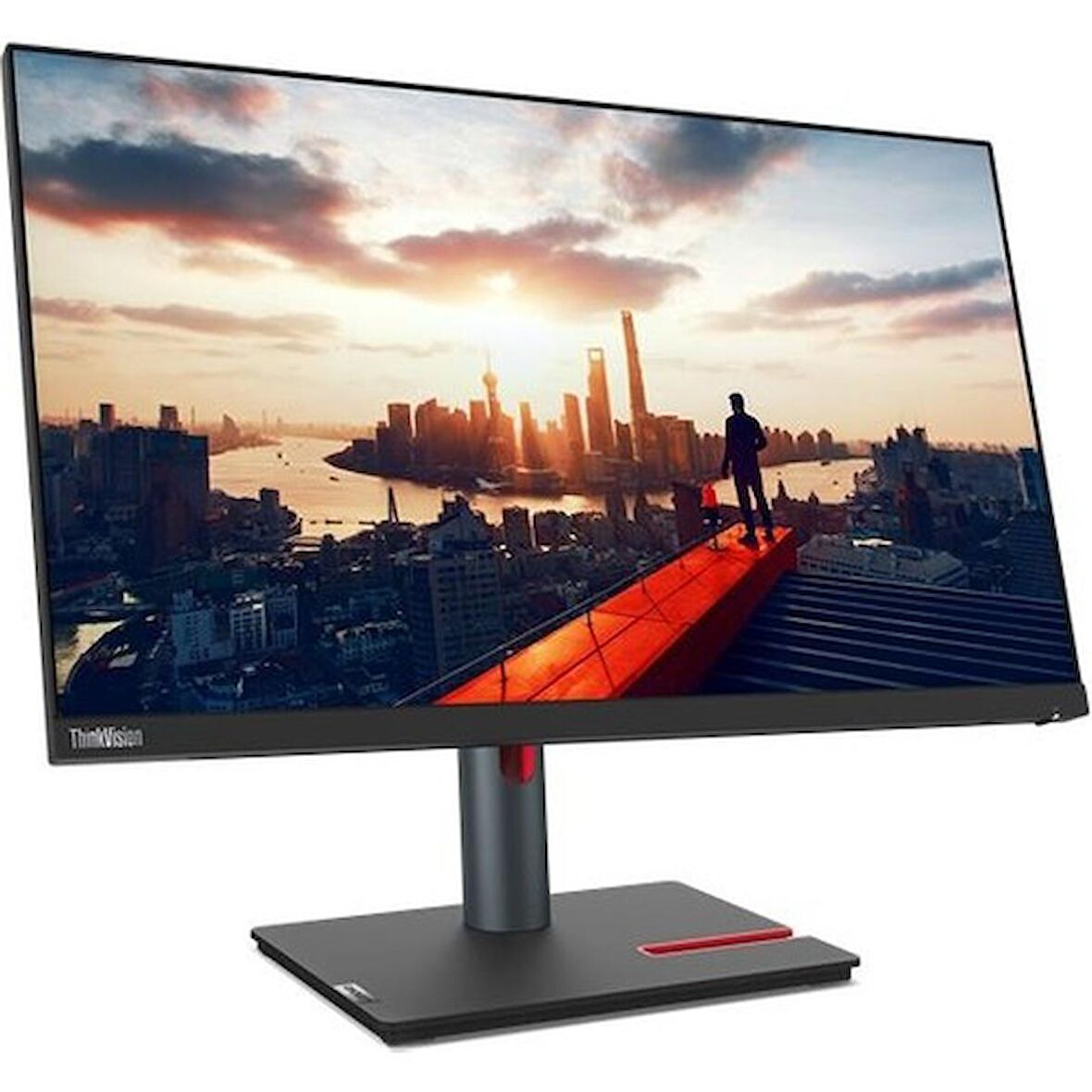 LENOVO ThinkVision P24h-30, 63B3GAT6TK, 23,8&quot; Full HD, 4ms, 60Hz, HDMI, DP, Pivot, IPS LED Monitör