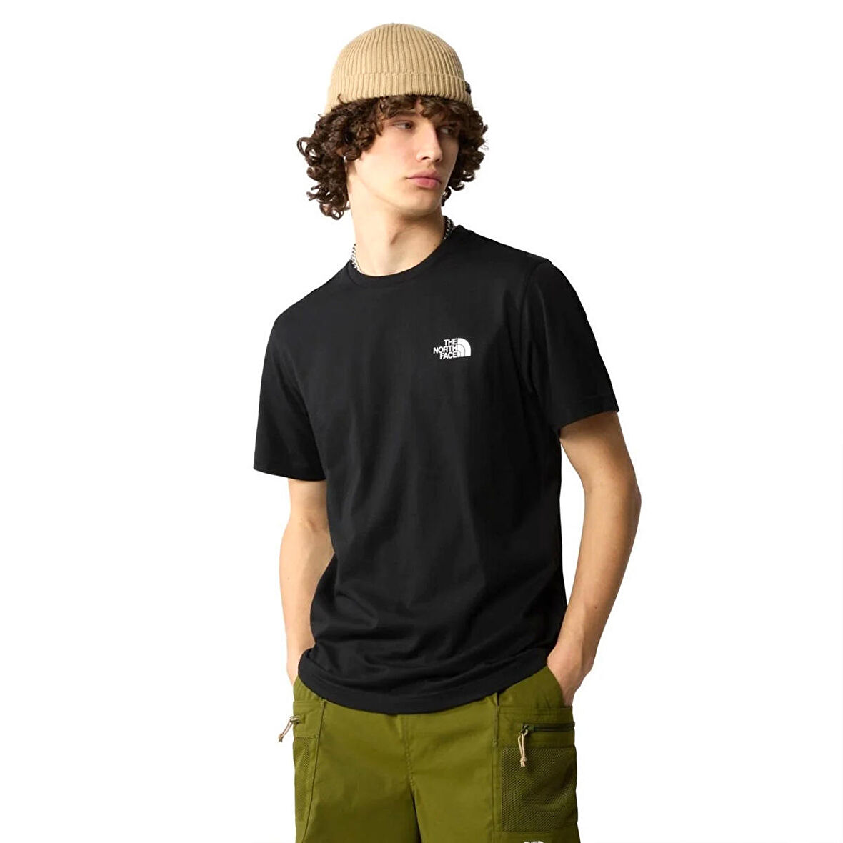 Simple Erkek Siyah Outdoor T-Shirt NF0A87NGJK31