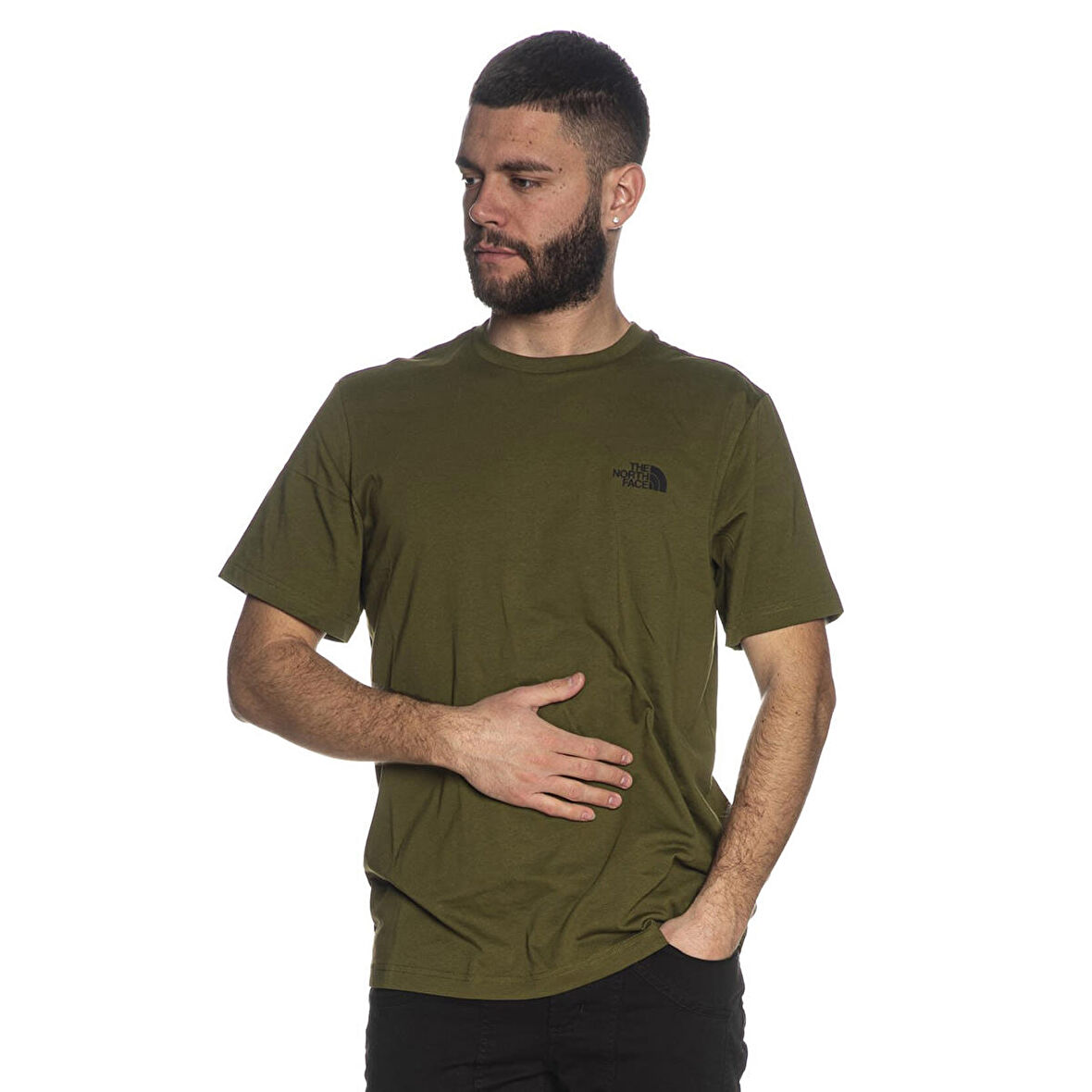 Simple Dome Erkek Yeşil Outdoor T-Shirt NF0A87NGPIB1
