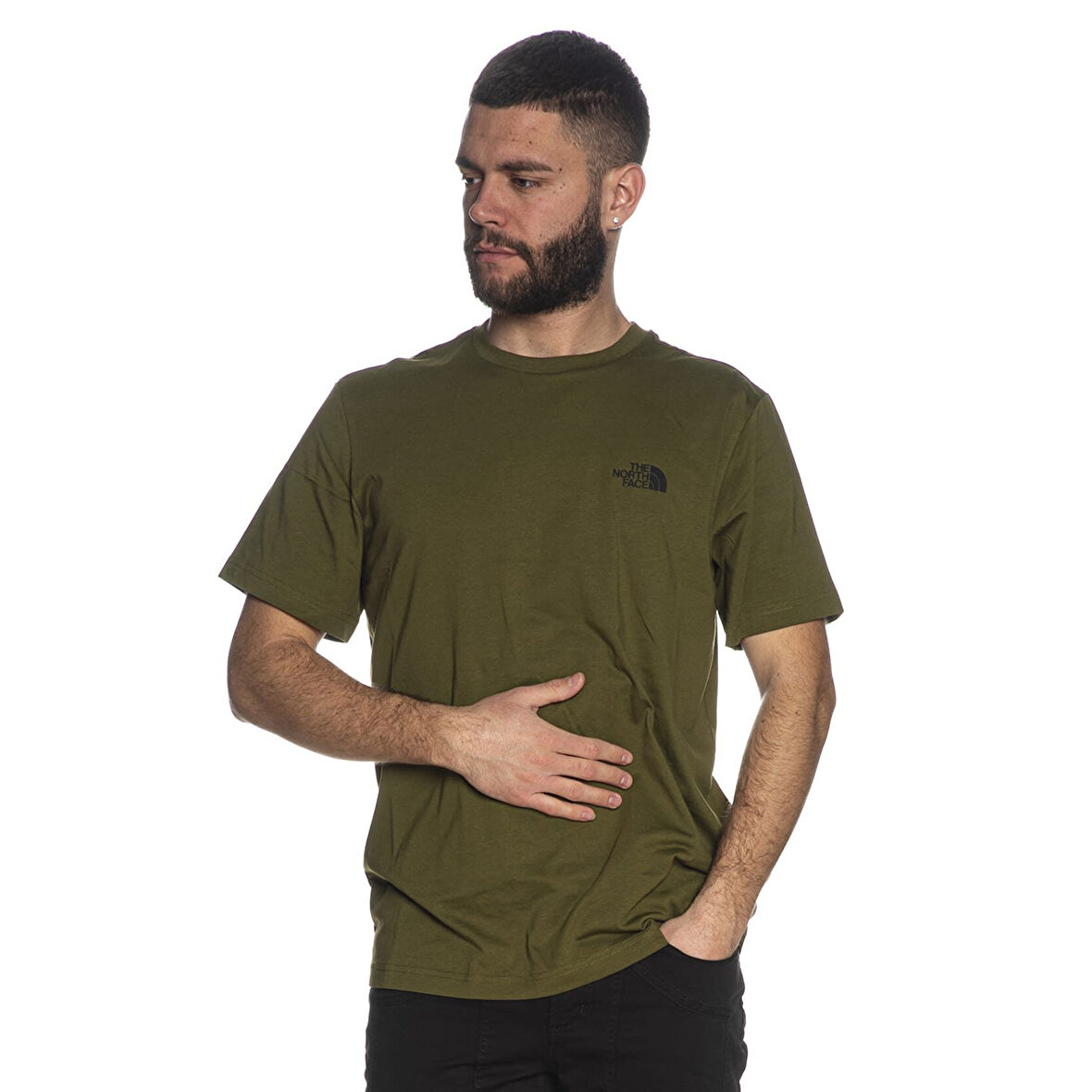 Simple Dome Erkek Yeşil Outdoor T-Shirt NF0A87NGPIB1