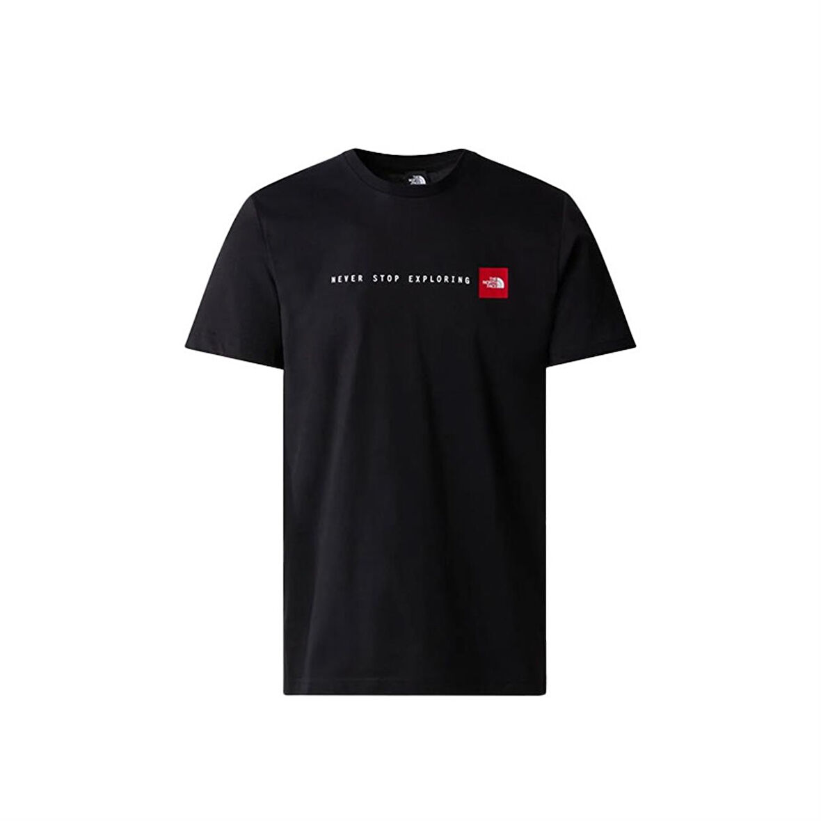 M S/S Never Stop Explorıng Erkek T-Shirt NF0A87NSJK31 Siyah