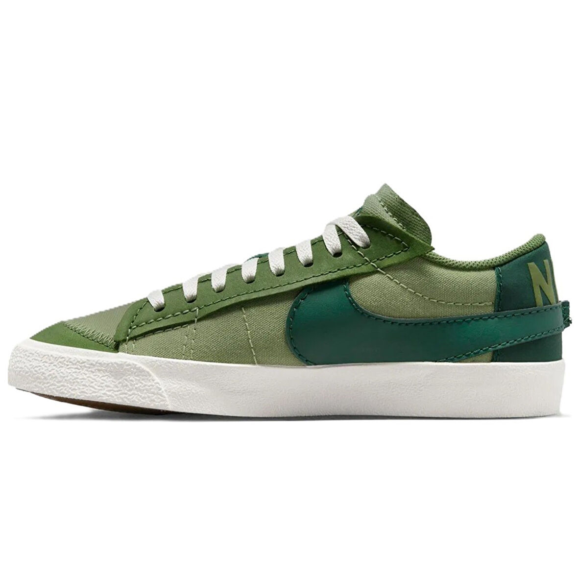 Nike Blazer Low 77 Jumbo Leather Hakiki Deri Günlük Spor Ayakkabı Yeşil