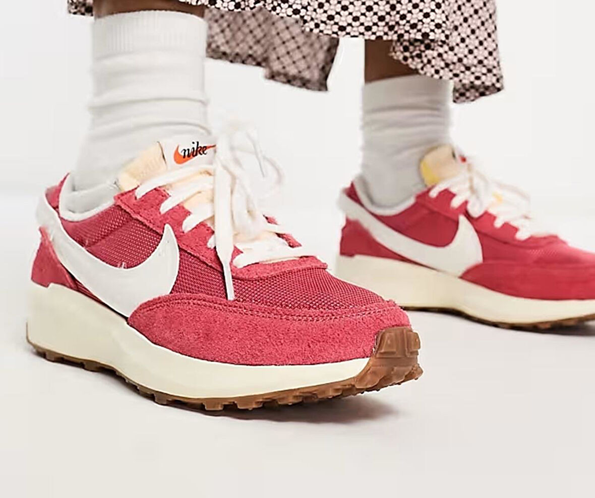 Nike Waffle Debut VNTG Red Sneaker Kırmızı Spor Ayakkabı