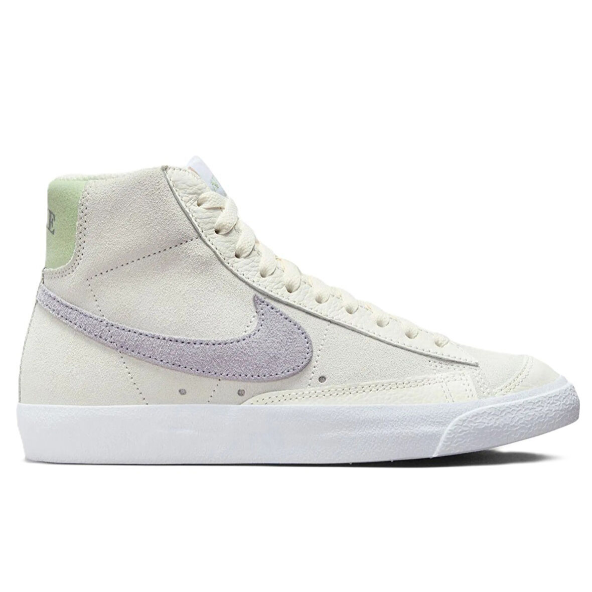 Nike Blazer Mıd 77 Leather Wonens Sneaker Hakiki Deri Kadın Günlük Spor Ayakkabı Krem