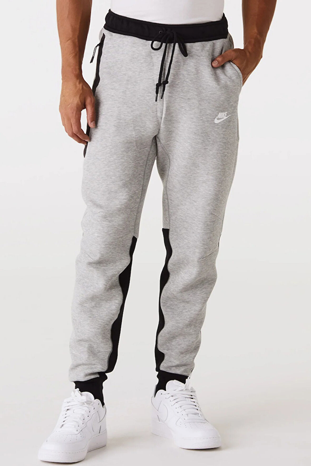 Nike Sportwear Tech Fleece Trousers Grey Joggers Eşofman Altı Gri Siyah