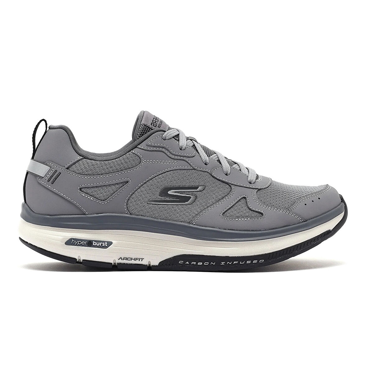 Go Walk Workout Walker Erkek Gri Yürüyüş Ayakkabısı 216441 CHAR