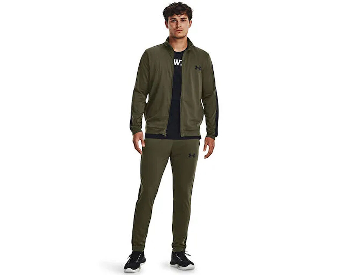 Under Armour Ua Rival Knit Track Suit Erkek Günlük Eşofman Takımı 1357139-390Haki