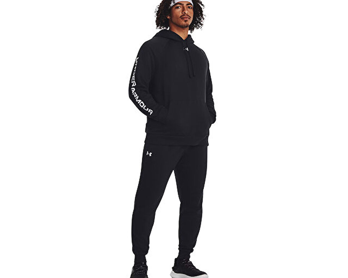 Under Armour Ua Rival Fleece Suıt Erkek Günlük Eşofman Takımı 1379768-001 Siyah