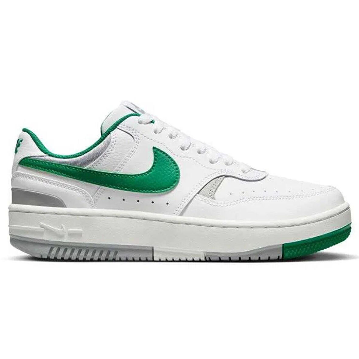 Nike Gamma Force Womens Leather Sneaker White Hakiki Deri Kadın Günlük Spor Ayakkabı Beyaz