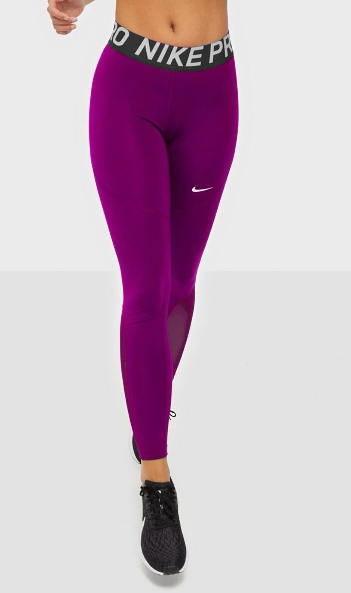 Nike Pro Tigh Fit Full Length Leggings Toparlayıcı Tam Boy Tayt Mor