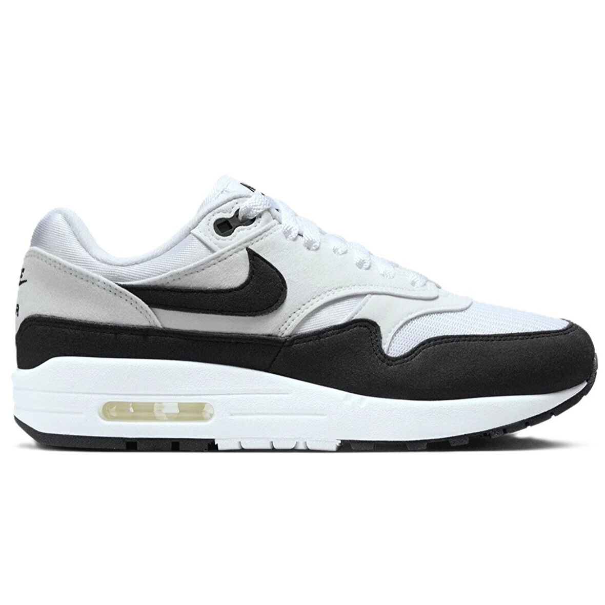 Nike Air Max 1 Womens Sneaker Kadın Günlük Spor Ayakkabı Siyah- Beyaz