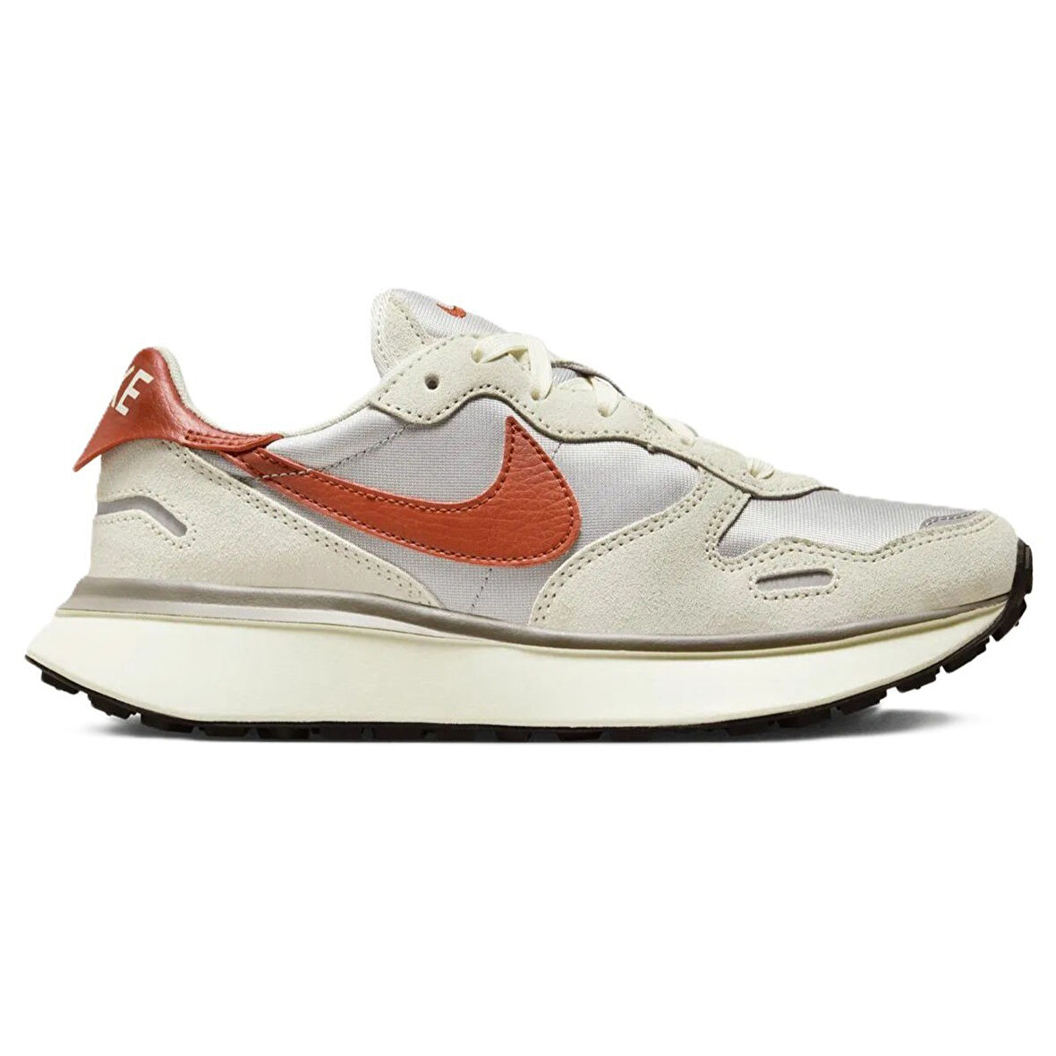 Nike Phoenix Waffle Womens Sneaker Reflektörlü Kadın Günlük Spor Ayakkabı Krem