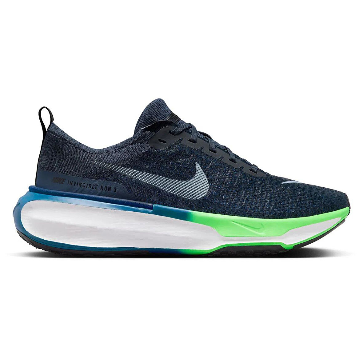 Nike Zoomx Invincible Run Flyknit 3 Road Running Erkek Koşu Antrenman Ayakkabısı Lacivert