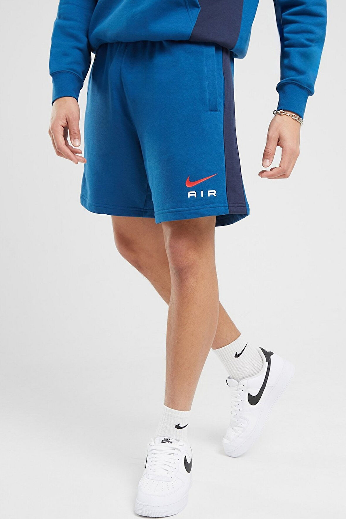Nike Sportswear Swoosh Air France Terry Men's Short Erkek Pamuklu Şort Mavi