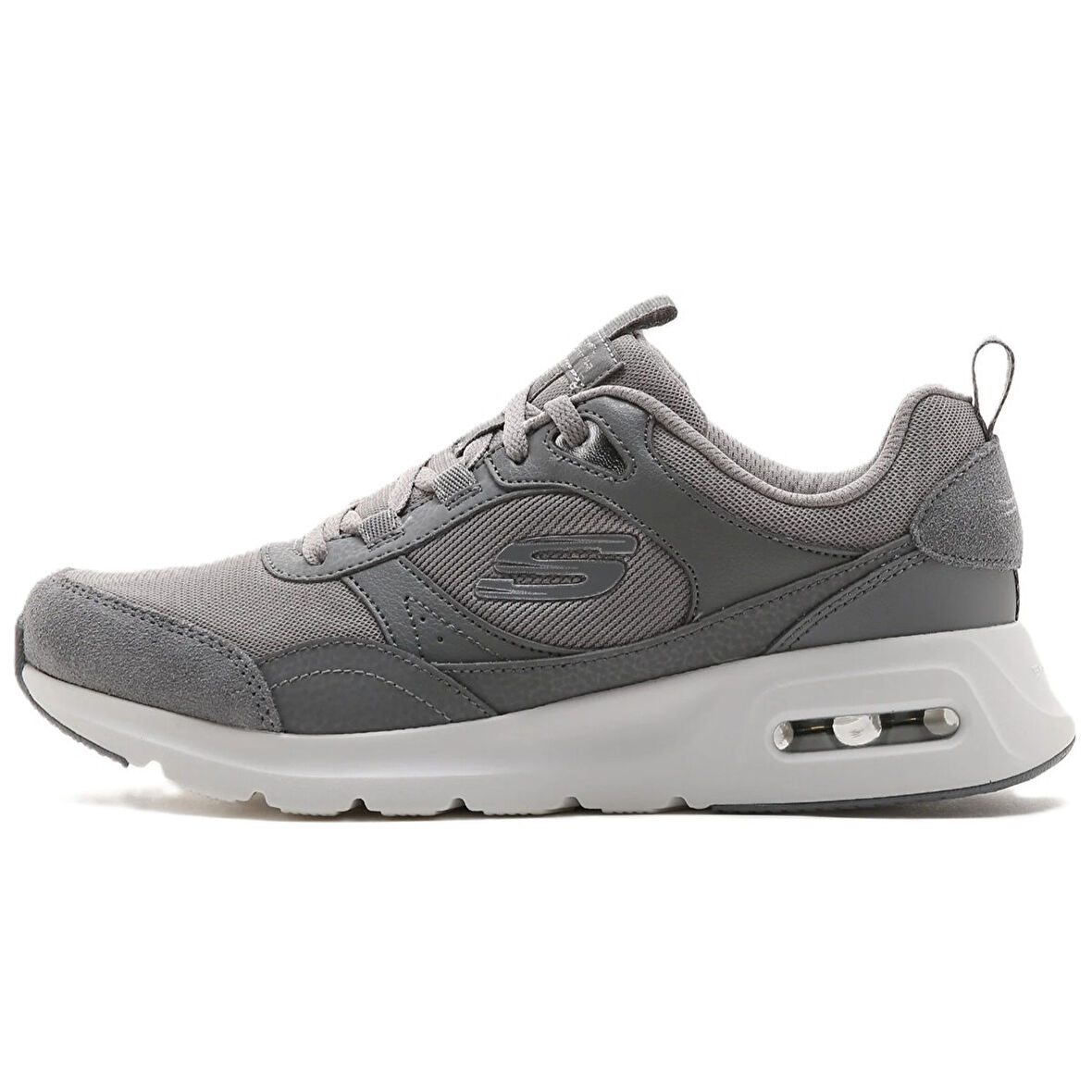 Skechers Skech-Air Court-Good Times Memory Foam Womens Sneaker Hafızalı Taban Kadın Günlük Spor Ayakkabı Gri
