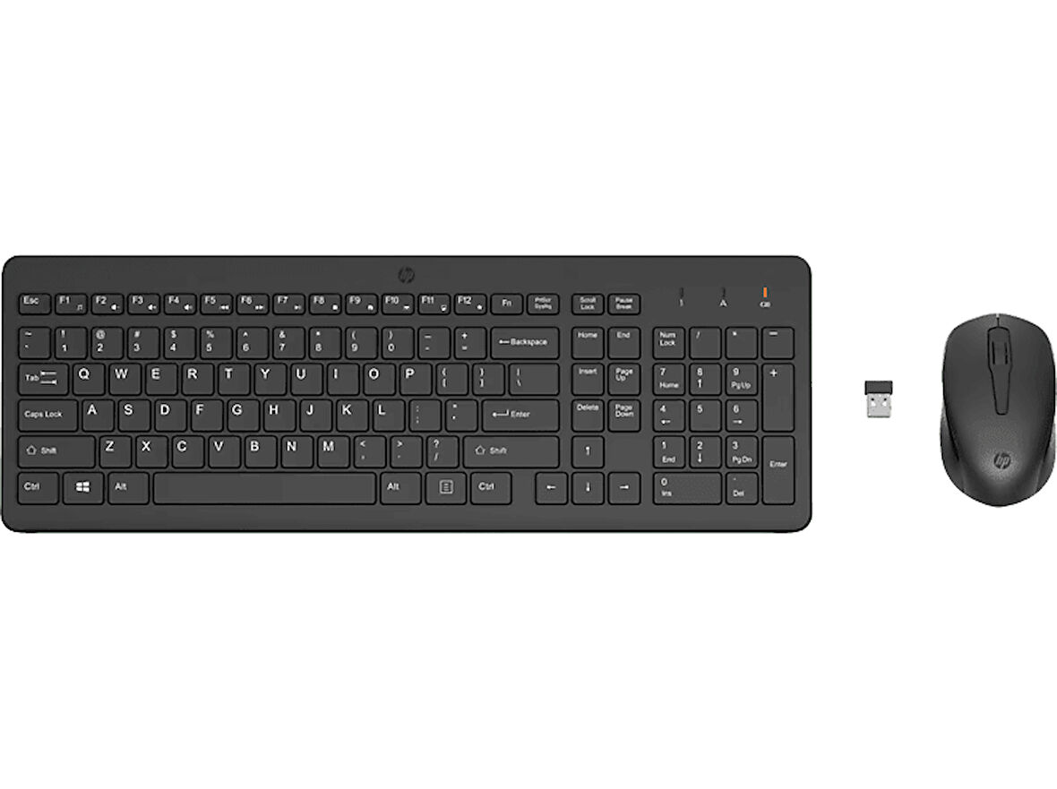 HP 330 Kablosuz Klavye & Mouse Kombo Set Türkçe Siyah