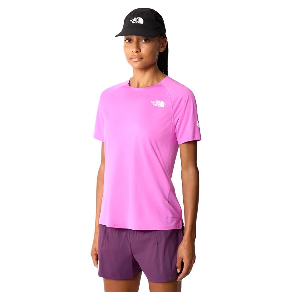 W Summit High Trail Run Kadın Mor Outdoor T-Shirt NF0A7ZTVQIX1