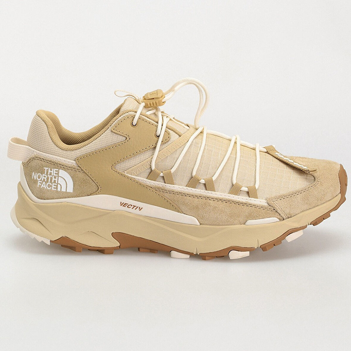 The North Face Women's Vectiv Taraval Tech Hiking Shoes Kadın Hakiki Deri Tekstil Yürüyüş Ayakkabısı Krem