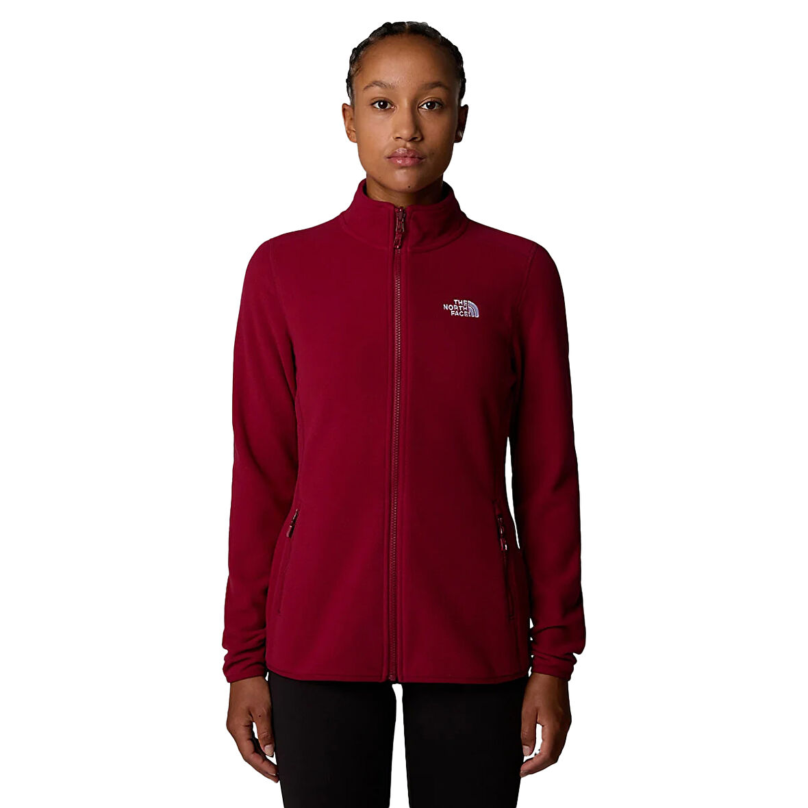 W 100 Glacier Fz Kadın Bordo Outdoor Polar NF0A855O1IX1