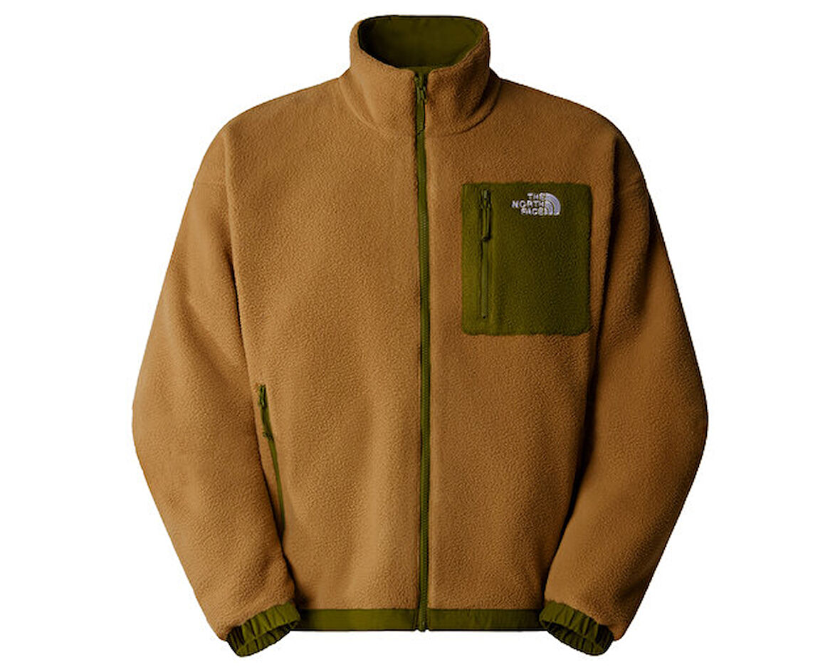 The North Face M Yumiori Reversible Jacket Erkek Çift Taraflı Polar Outdoor Ceketi NF0A89GT39M1 Kahverengi