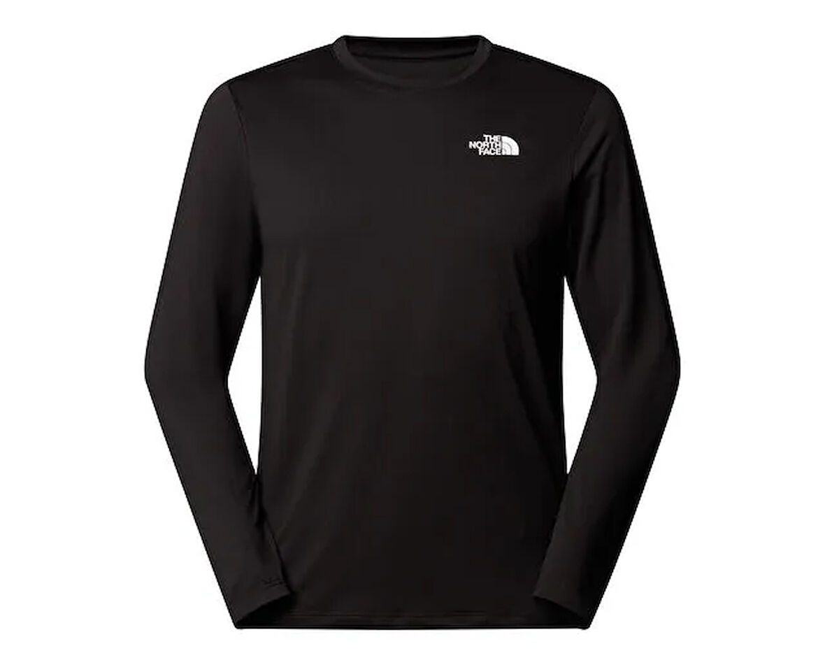 The North Face M 24/7 L/S Tee Erkek Outdoor Tişörtü NF0A894AJK31 Siyah