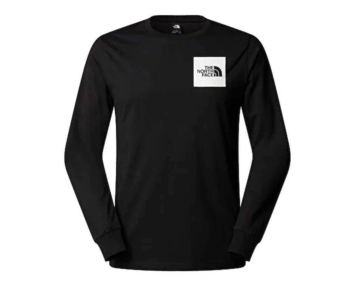 The North Face M L/S Fine Tee Erkek Outdoor Tişörtü NF0A8A6PJK31 Siyah