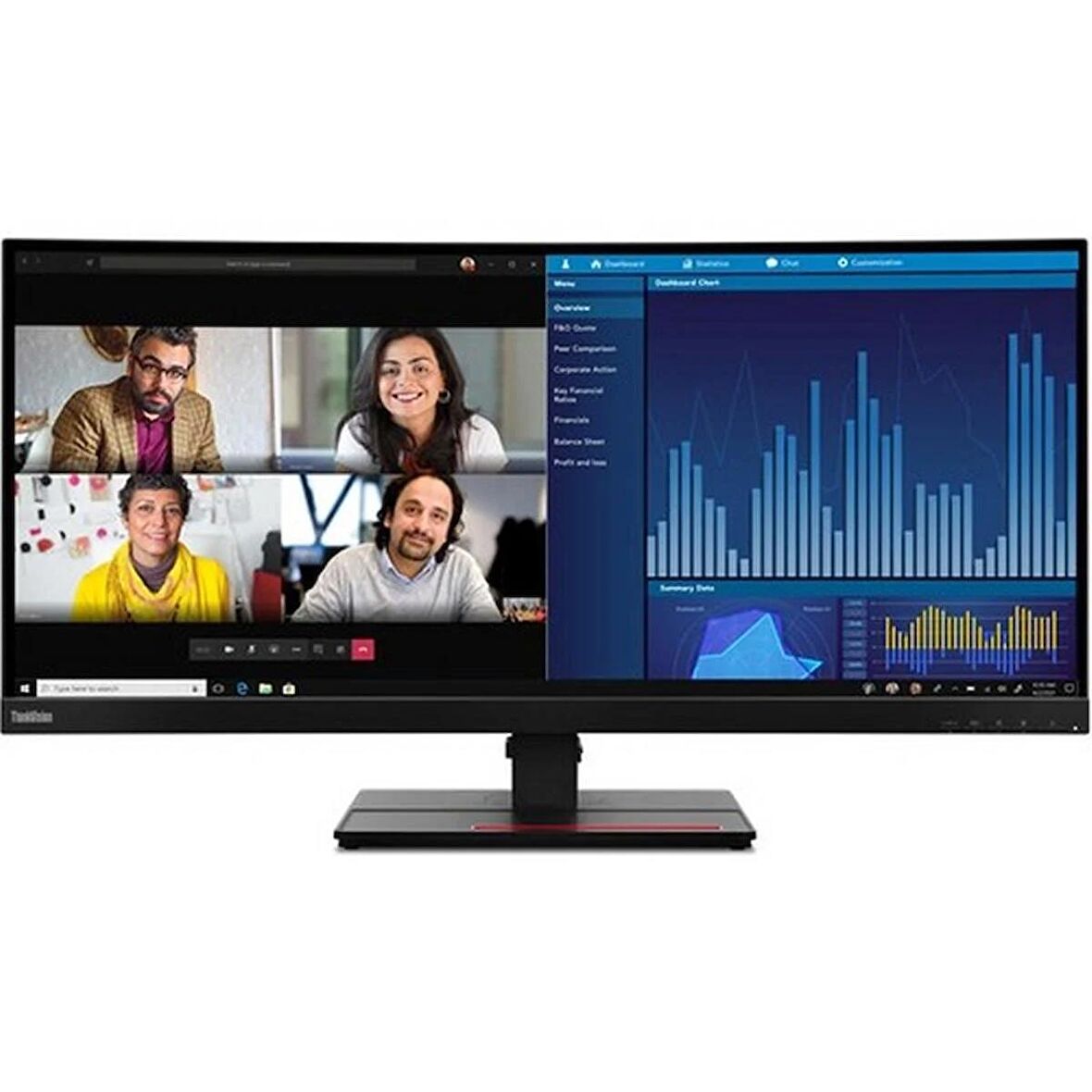 Lenovo Thinkvision P34W-20 3440X1440 Geniş Ekran Q Led Monitör