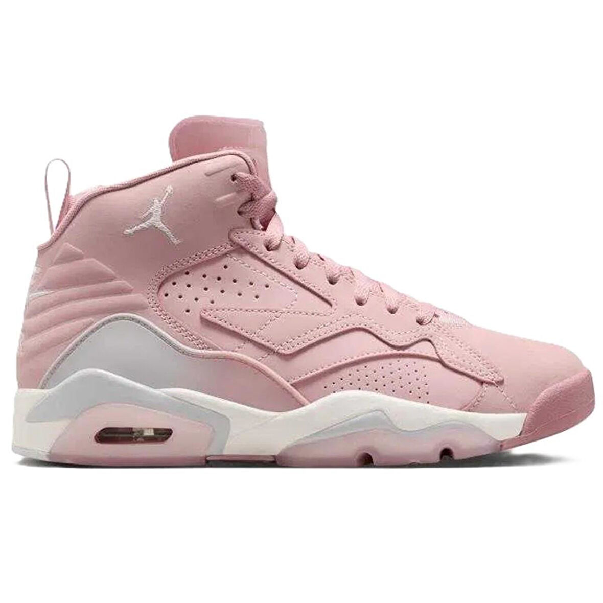 Nike Air Jordan MVP Leather Womens Basketball Shoes Pink Hakiki Deri Kadın Basketbol Ayakkabısı Pembe