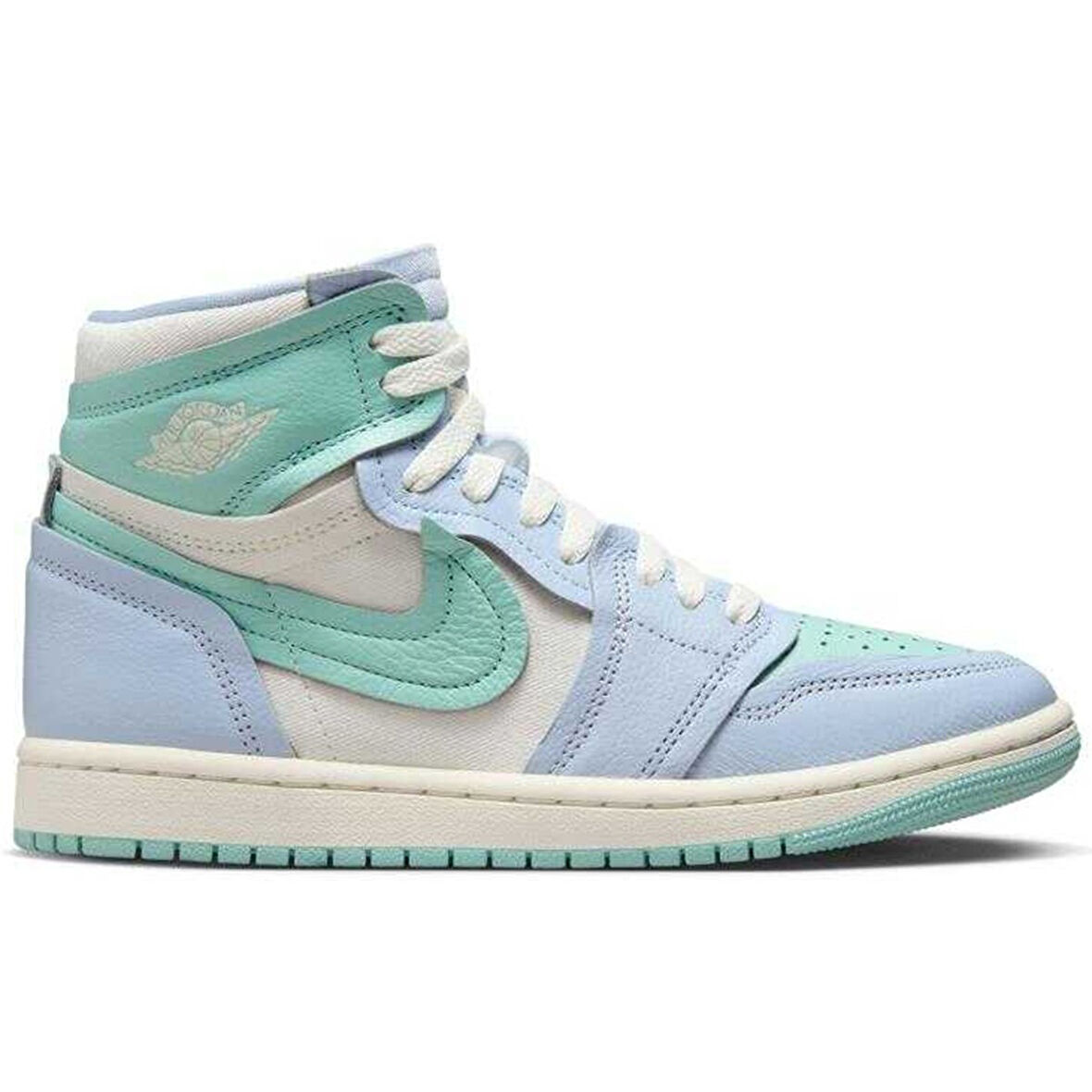 Nike Air Jordan 1 High Method Of Make Unisex Sneaker Hakiki Deri Bilekli Günlük Spor Ayakkabı Mavi Yeşil