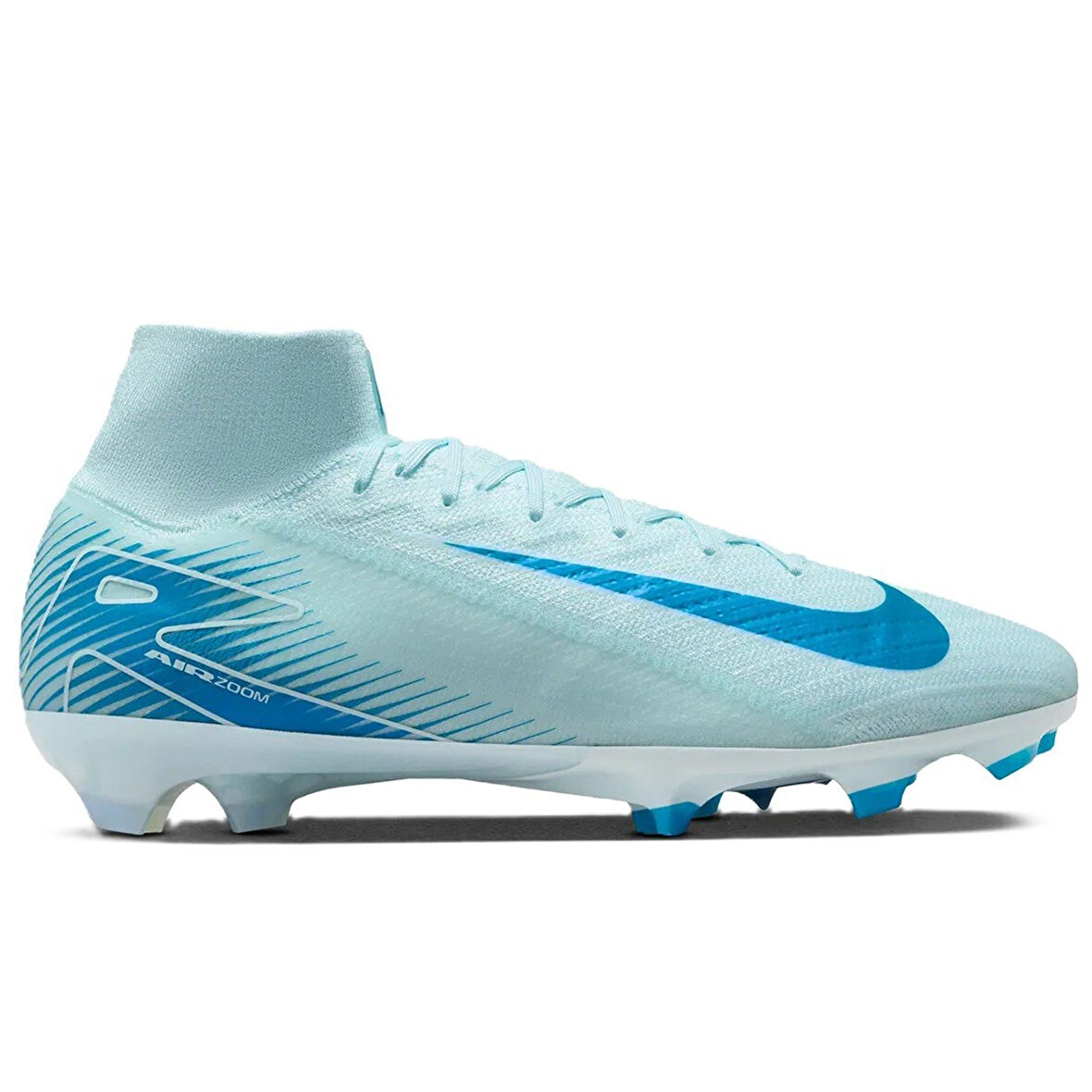 Nike Zoom Superfly 10 Elite FG Çoraplı Erkek Profesyonel Krampon Mavi