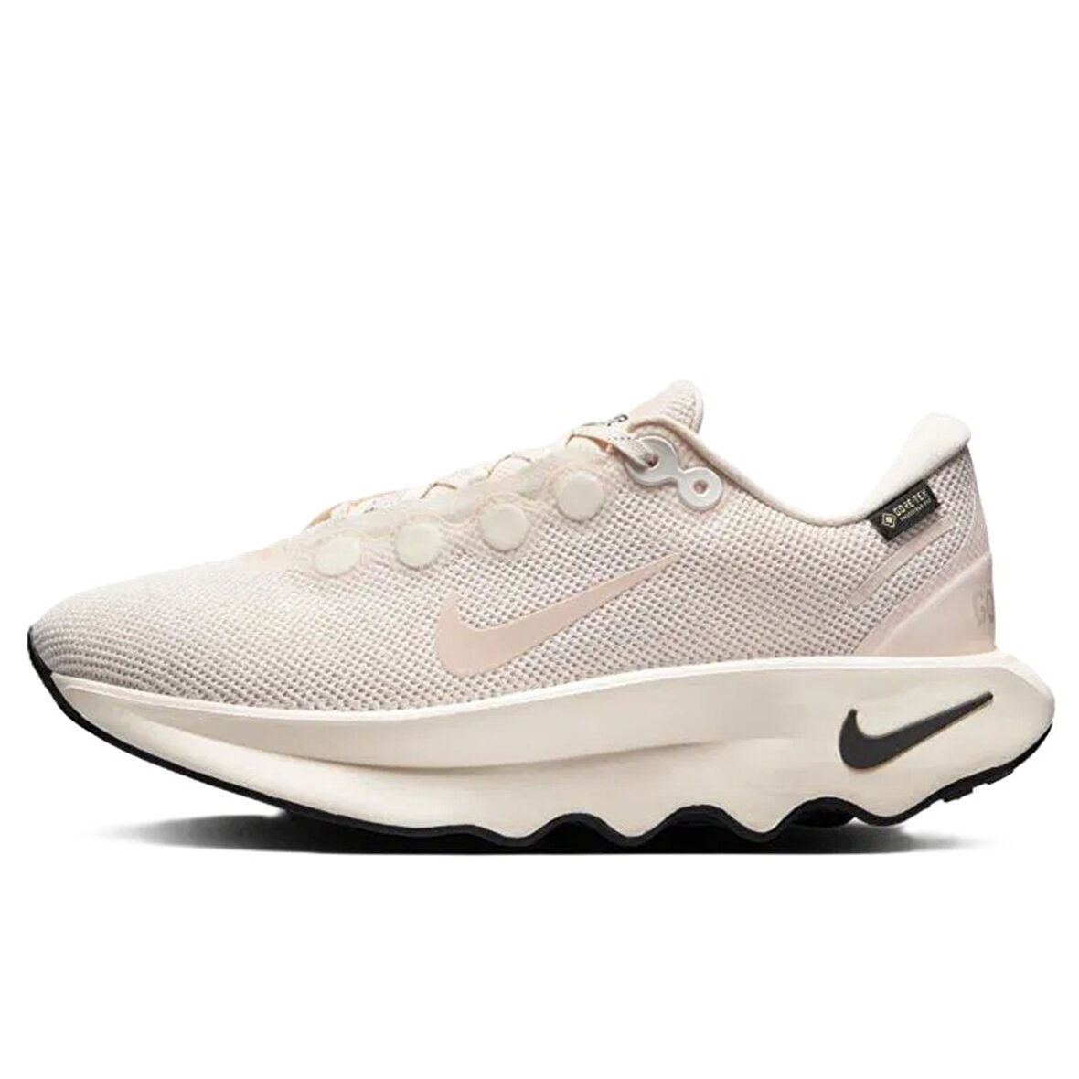 Nike Motiva Goretex Womens Walking Shoes Su Geçirmez Nefes Alabilen Reflektörlü Kadın Yürüyüş Ayakkabısı Krem