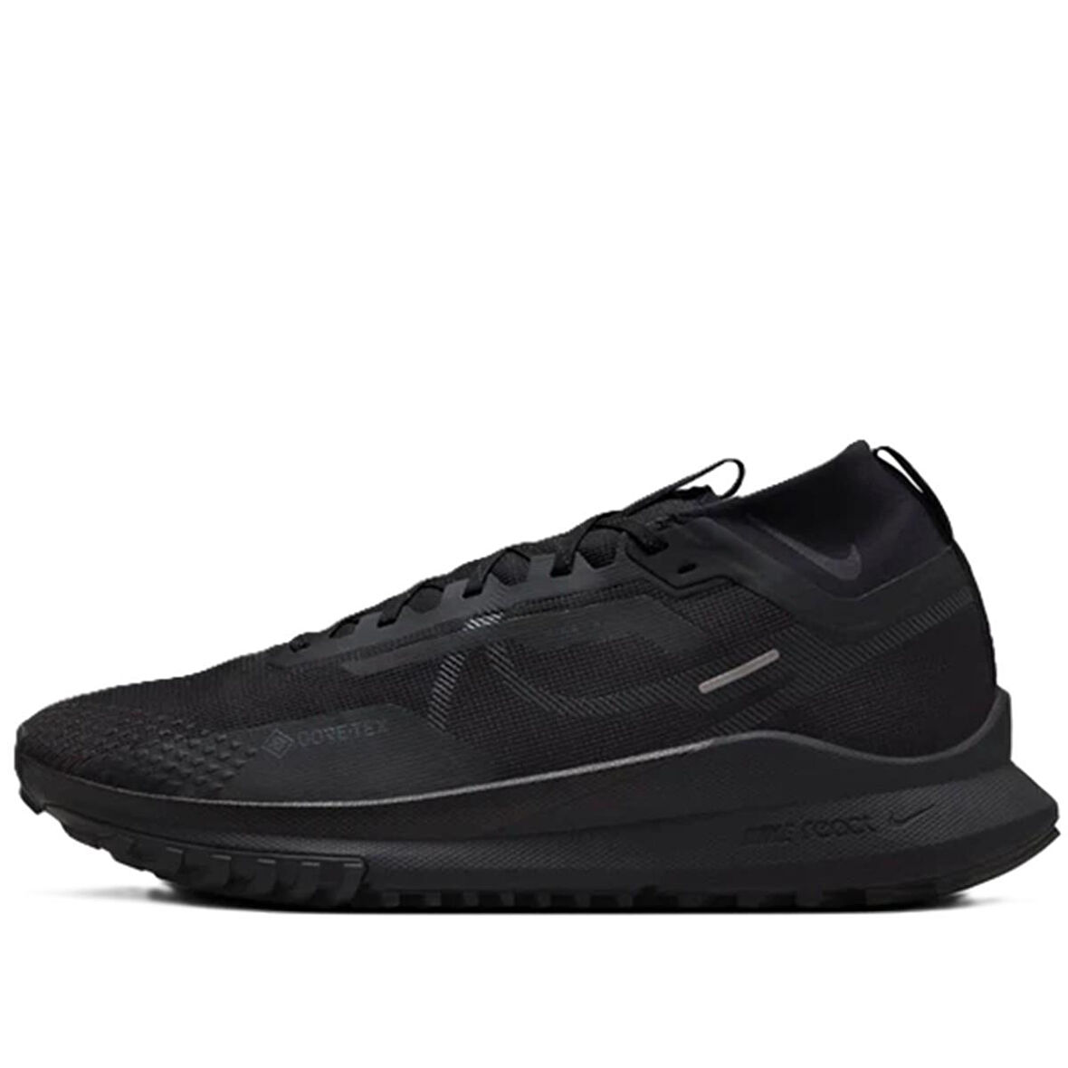 Nike React Pegasus Trail 4 GoreTex V2 Su Geçirmez Reflektörlü Yürüyüş Koşu Ayakkabısı Siyah