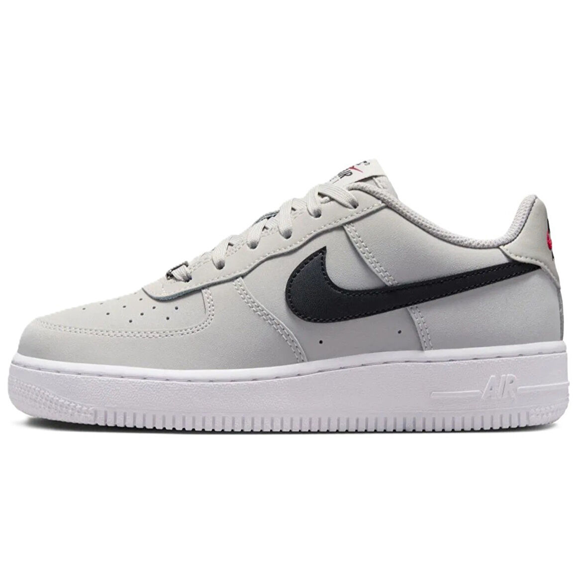 Nike Air Force 1 LV8 (AF1) Unisex Leather Sneaker Hakiki Deri Günlük Spor Ayakkabı Gri
