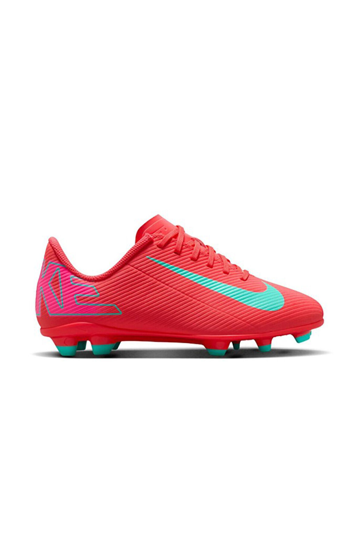 Genç Çim Zemin Kramponu Jr. Mercurial Vapor 16 Club Fg/Mg Kırmızı