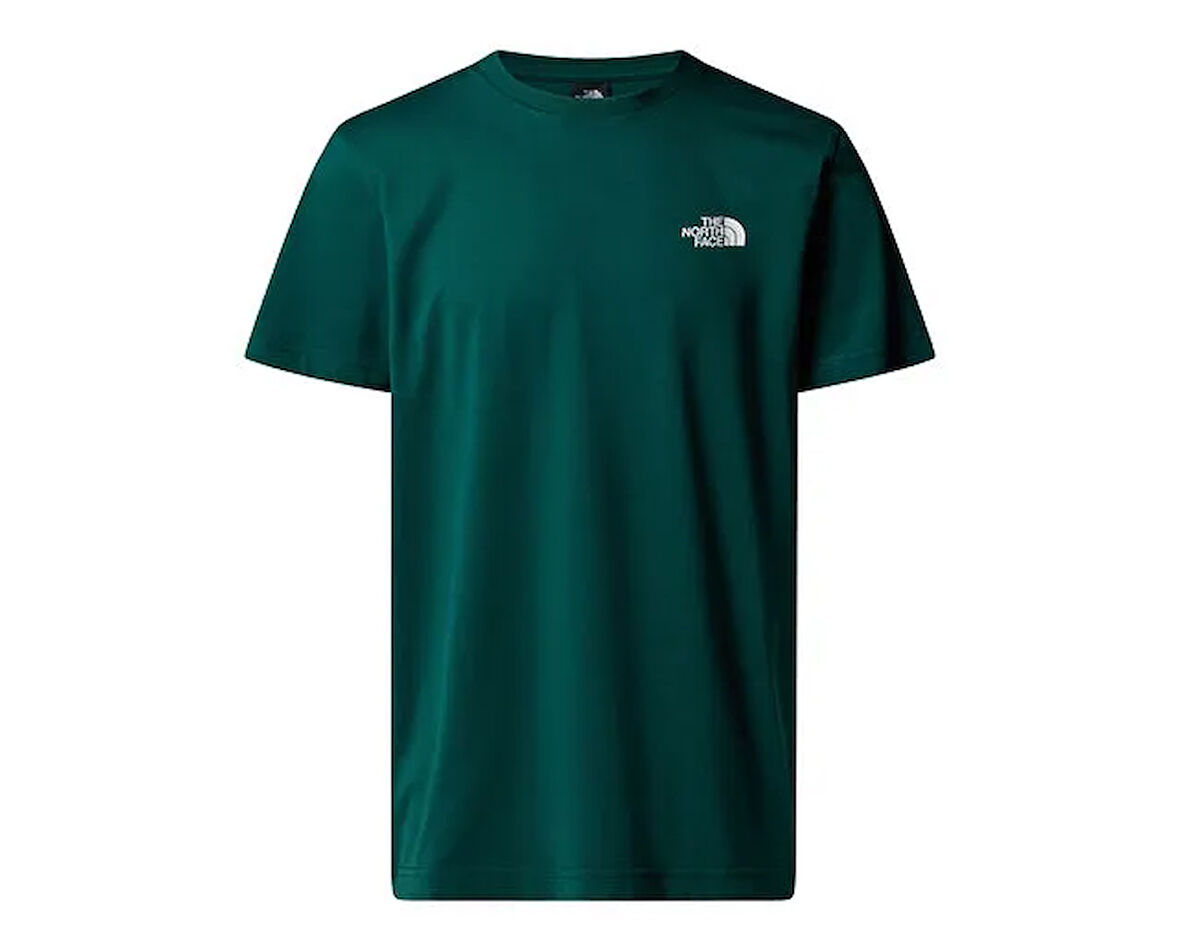The North Face M Ss Sımple Dome Tee Erkek Outdoor Tişörtü NF0A87NG6GI1 Yeşil