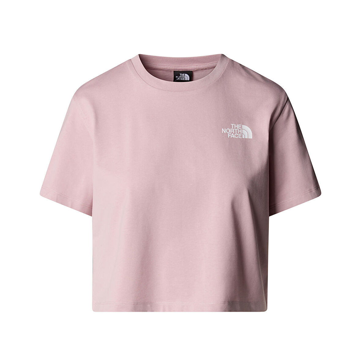 Simple Dome Cropped Kadın Pembe Outdoor T-Shirt NF0A87U40SO1