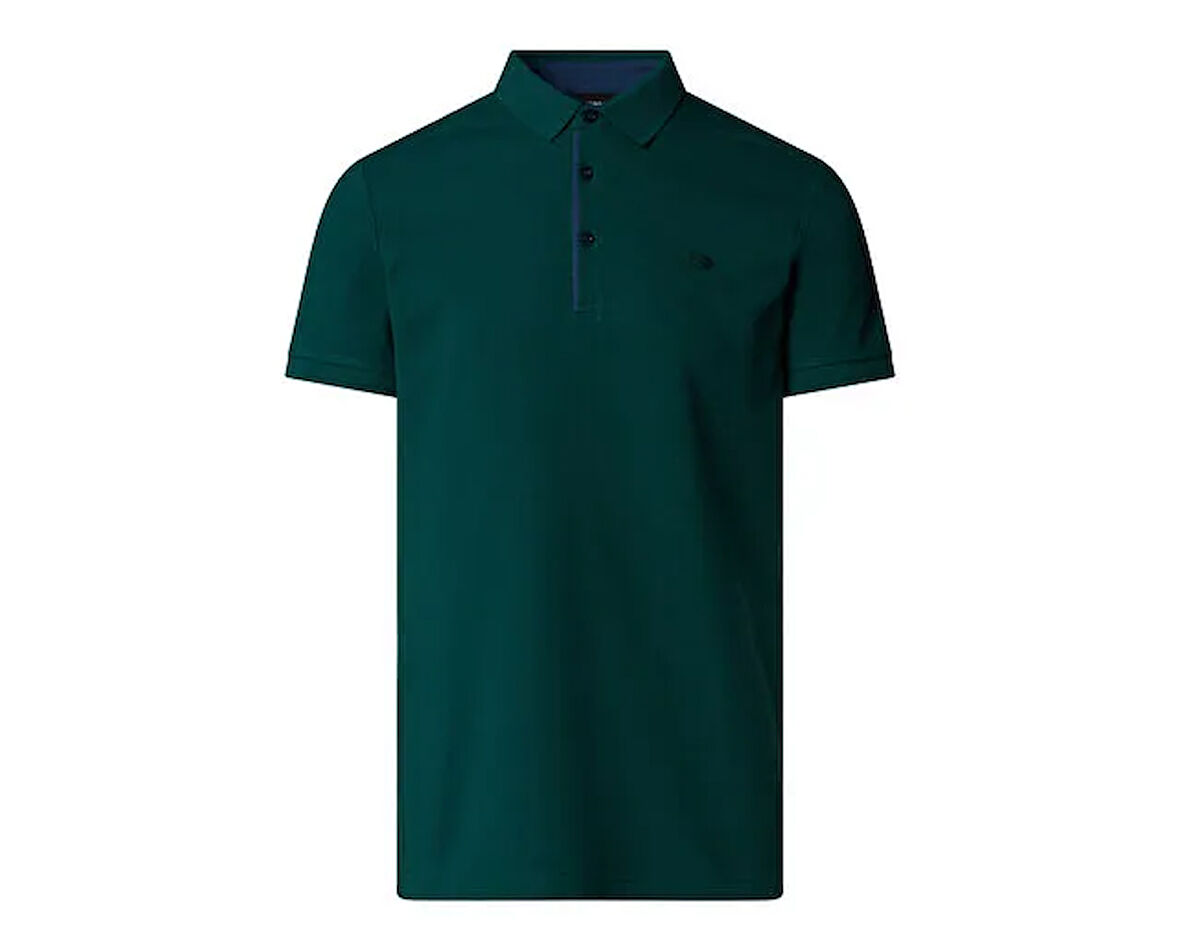 The North Face M Premium Slim Polo Erkek Günlük Polo Tişört NF0A8C1N6GI1 Yeşil