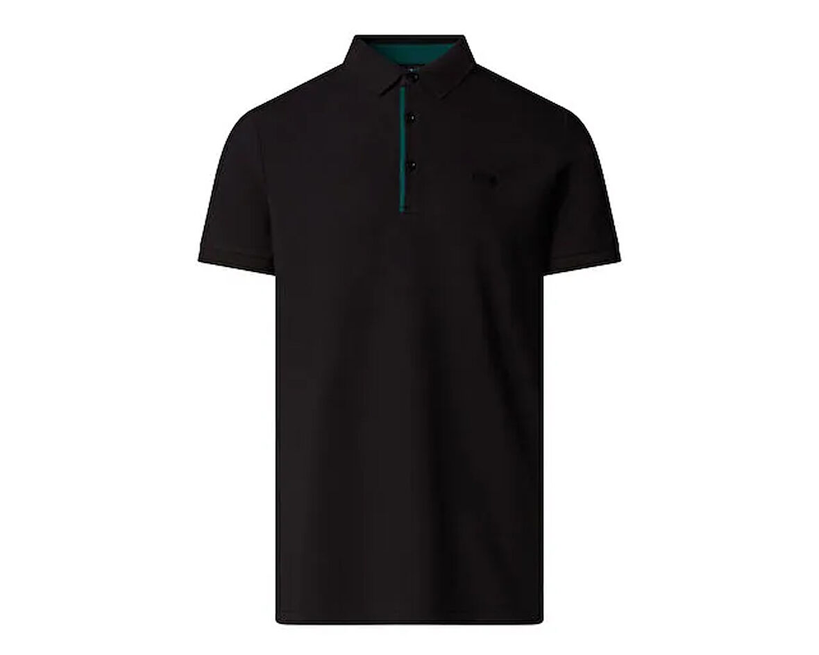 The North Face M Premium Slim Polo Erkek Günlük Polo Tişört NF0A8C1NJK31 Siyah