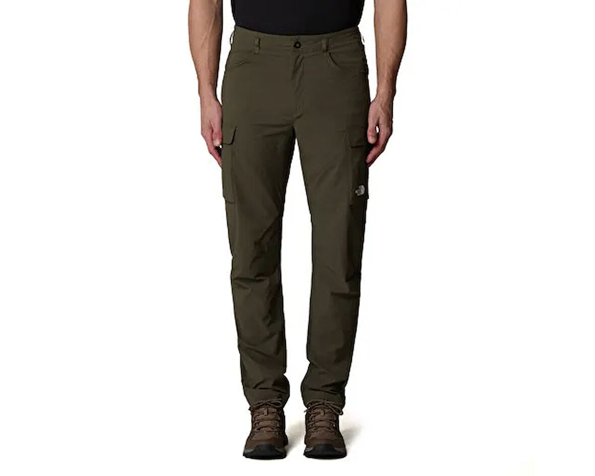 The North Face M Exploration Cargo Pant Erkek Outdoor Pantolonu NF0A8BGF21L1 Haki